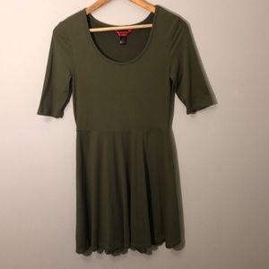 Forest green dress